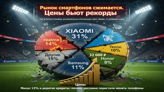 Рынок смартфонов сжимается. Цены бьют рекорды