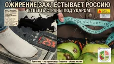 Ожирение захлёстывает Россию. Четверть страны под ударом